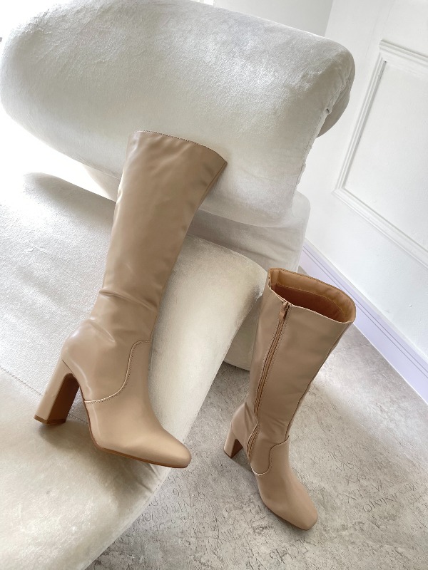 Botas Altas Beige