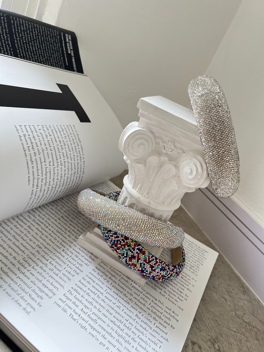 Diademas de Pedrería Variada