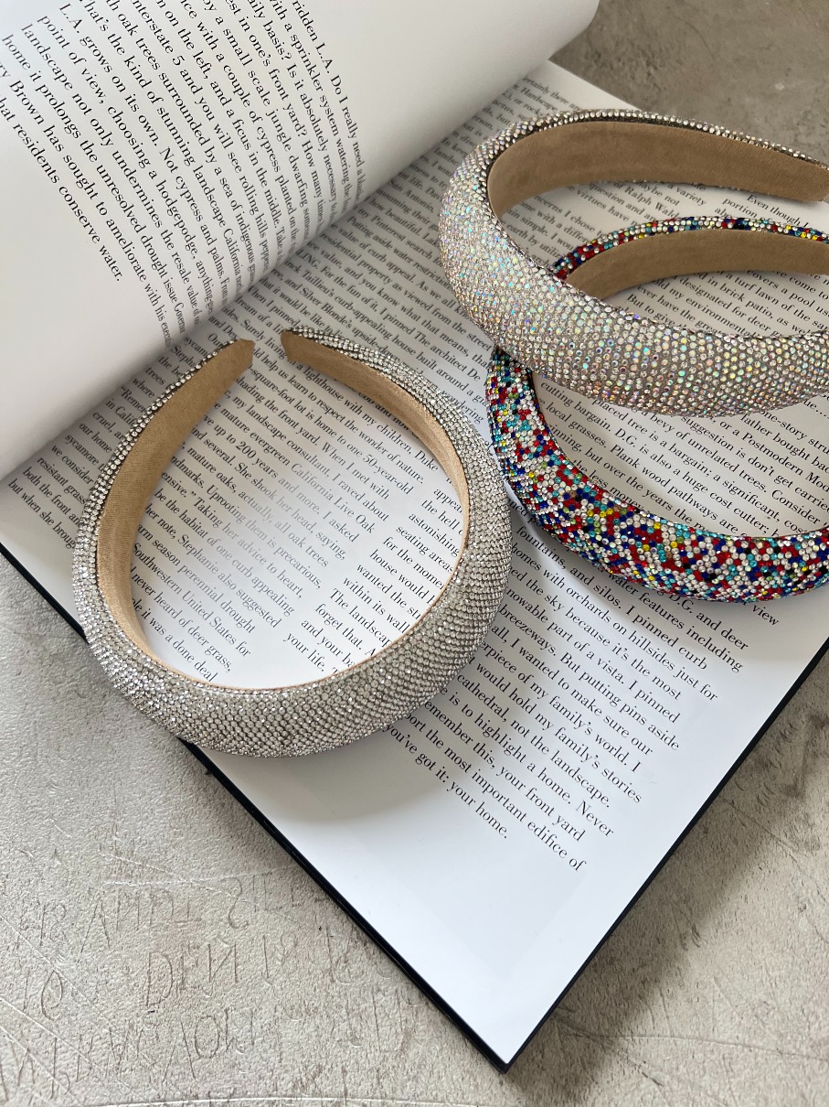 Diademas de Pedrería Variada