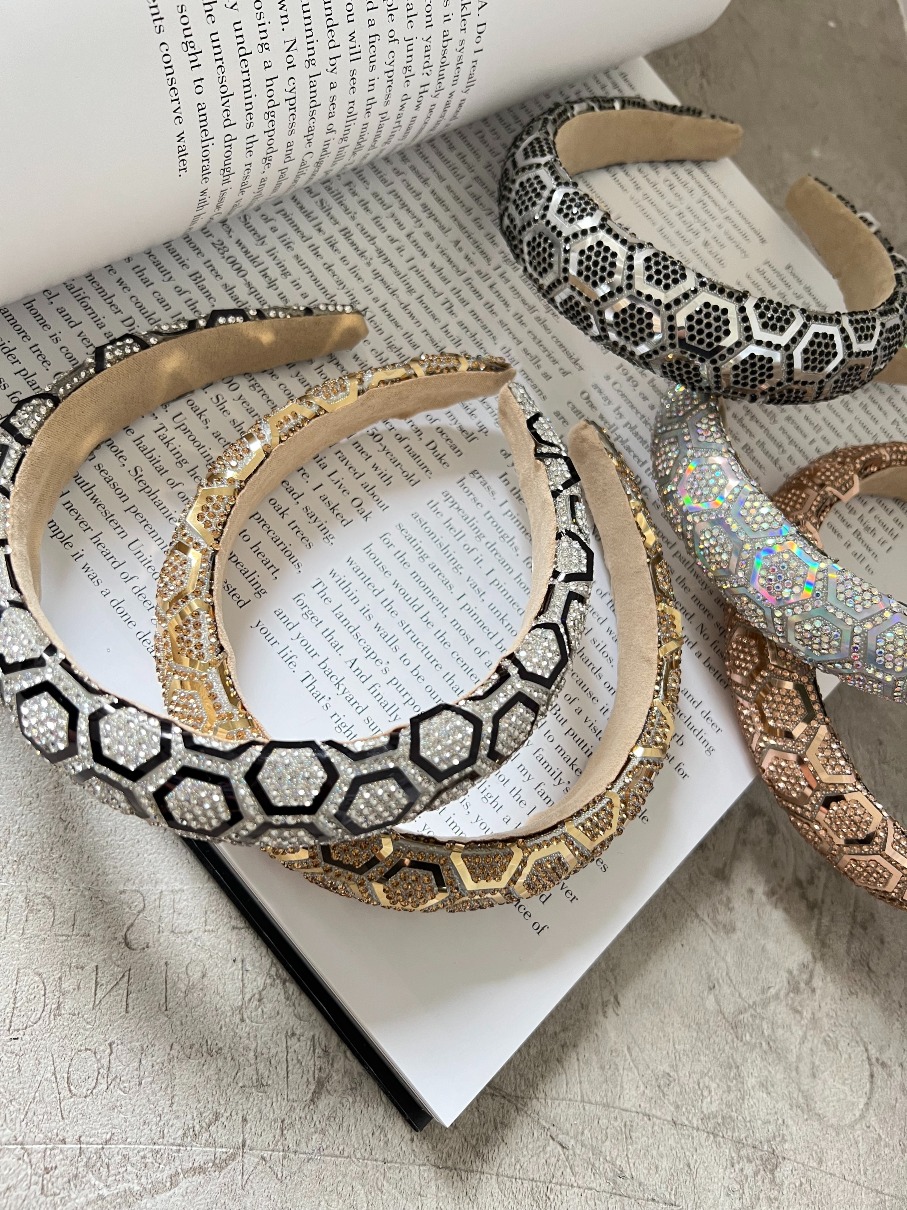 Diademas de Pedrería Hexagonal