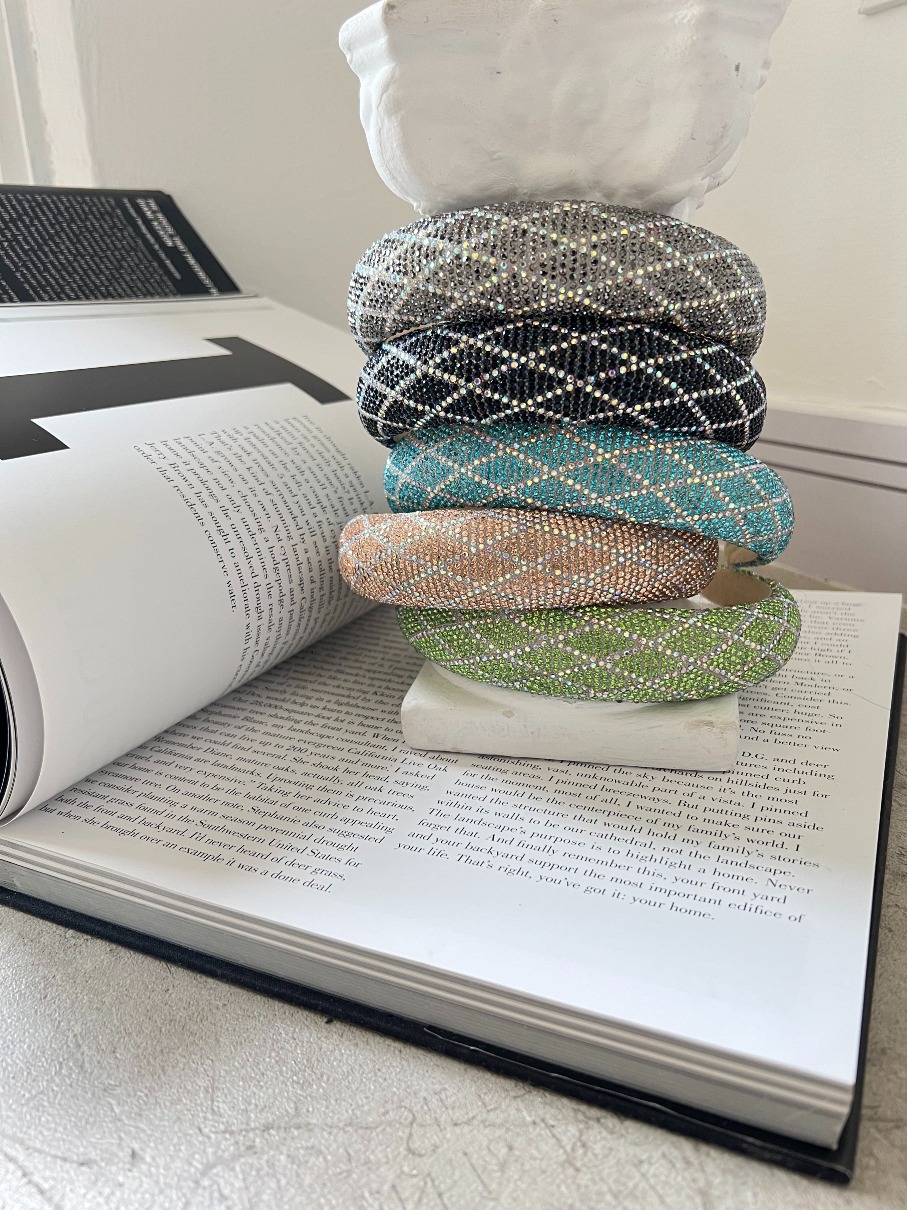 Diademas de Pedrería Rombo