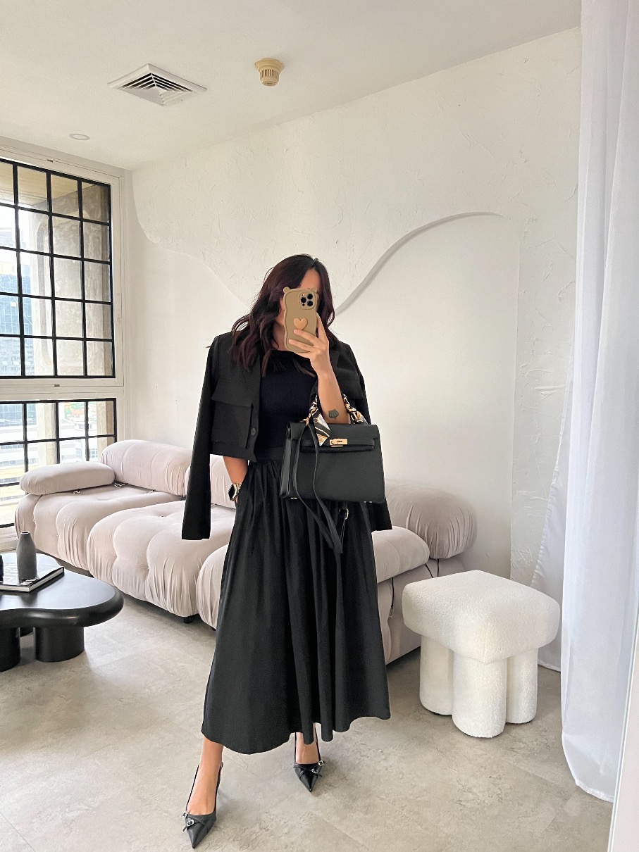 Maxifalda Negra Ana BF