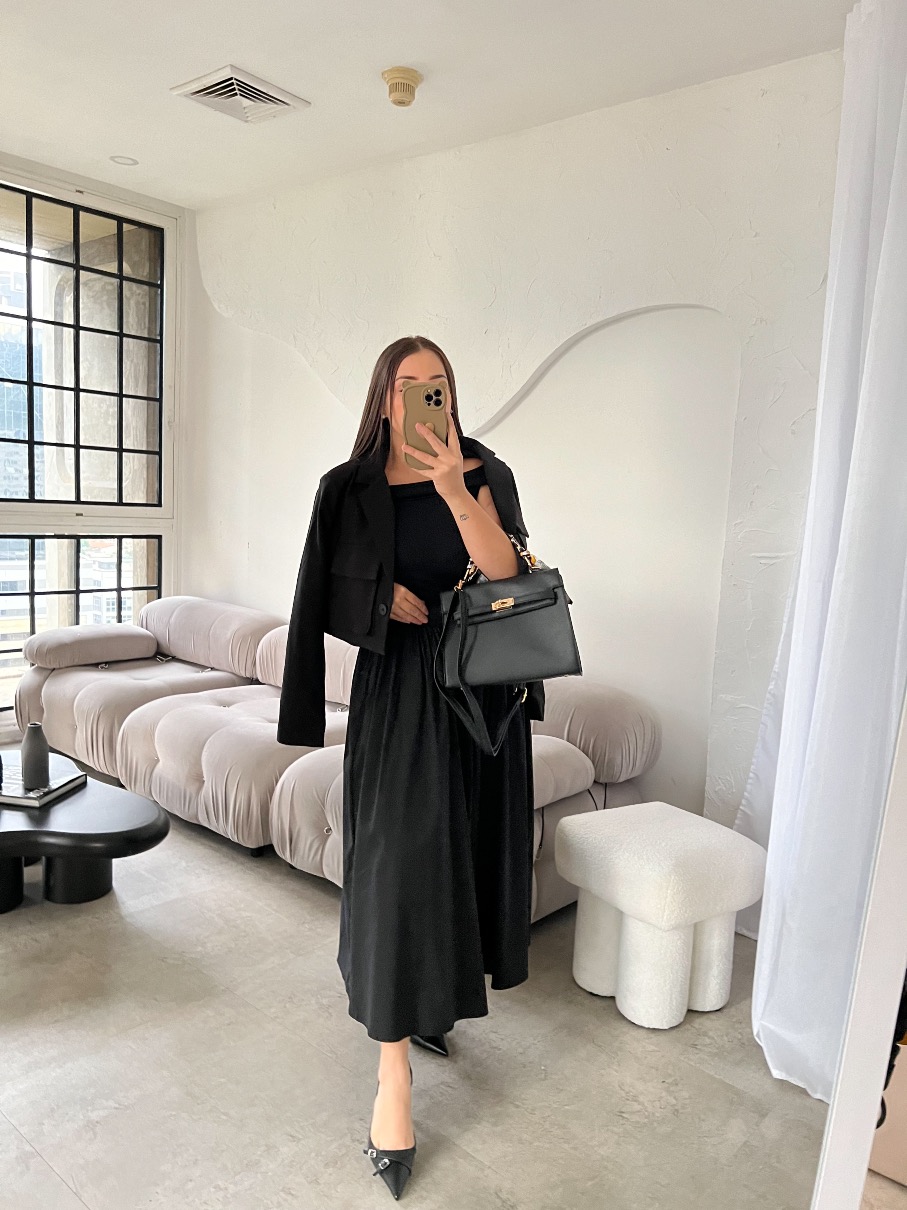 Maxifalda Negra Ana BF