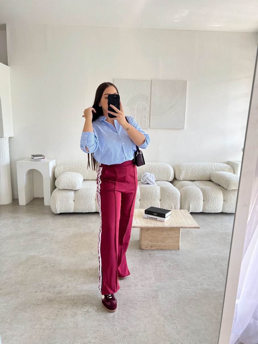 Camisa de rayas blue