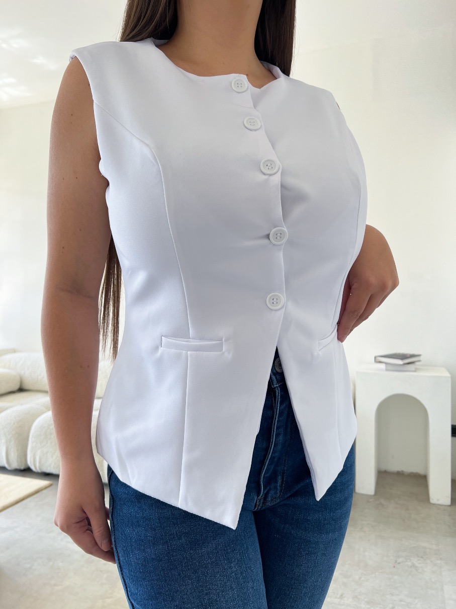 Chaleco CH Blanco BF