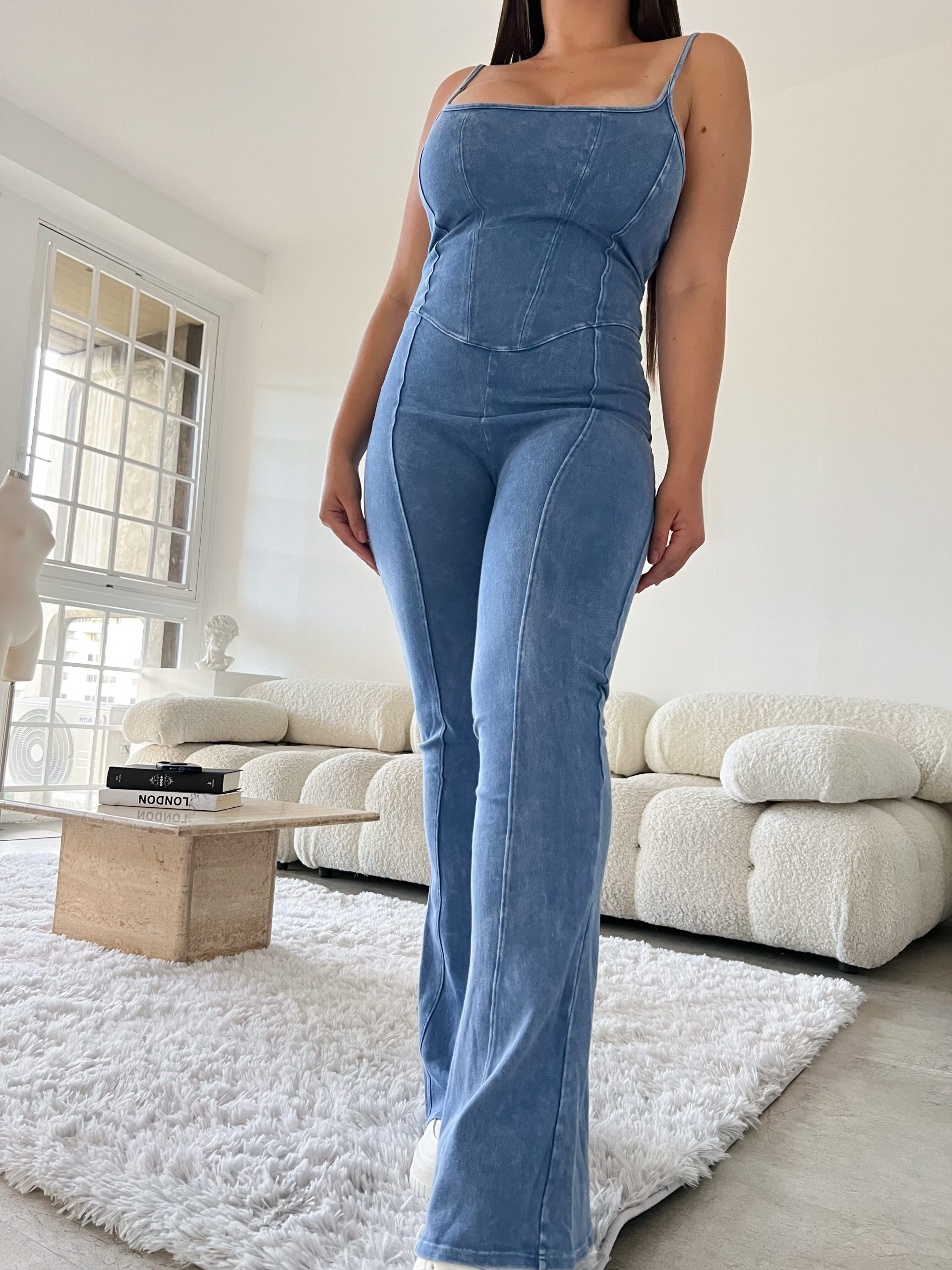 Enterizo ACID WASH Laluxe