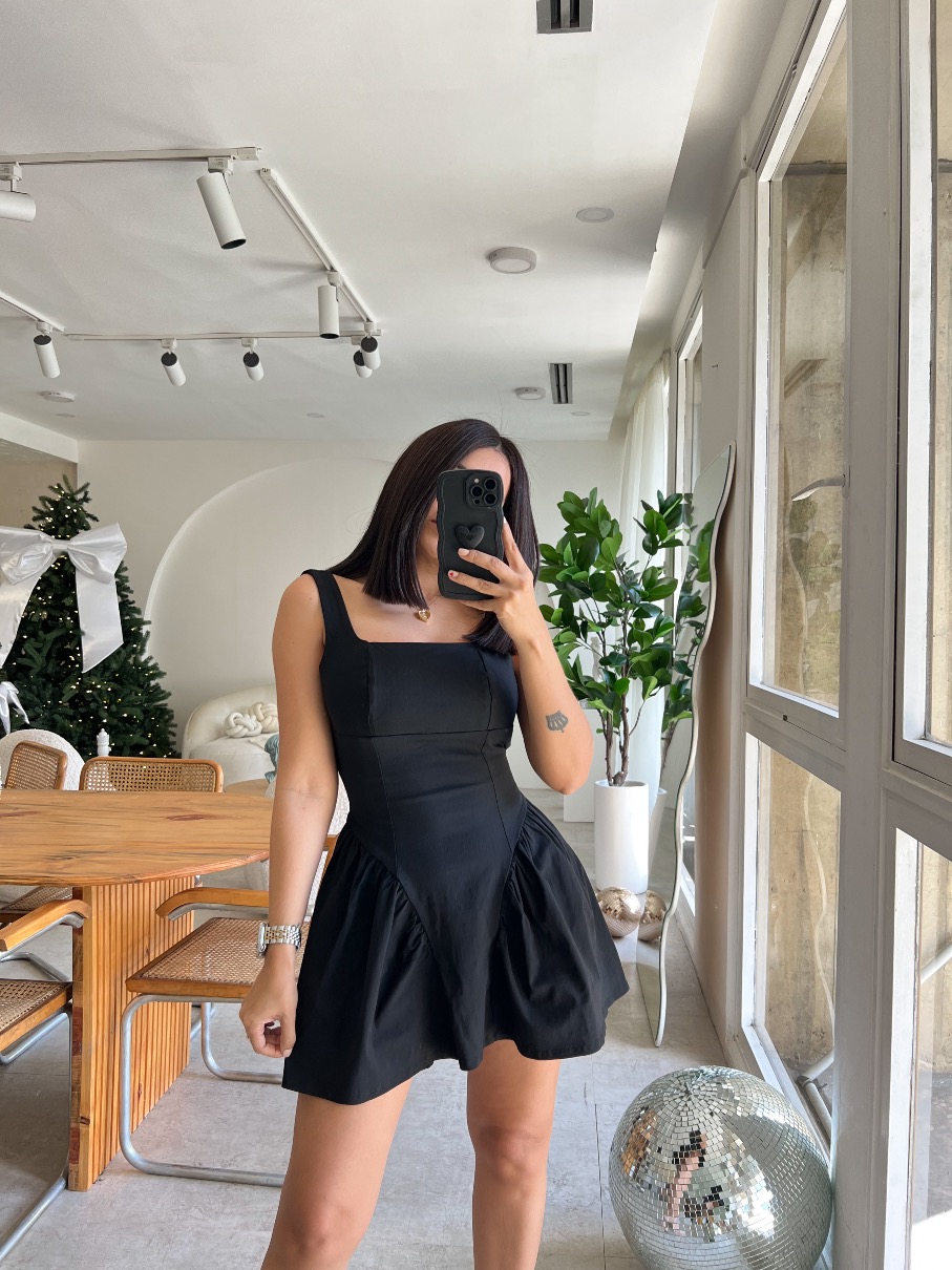 Vestido Rose Negro