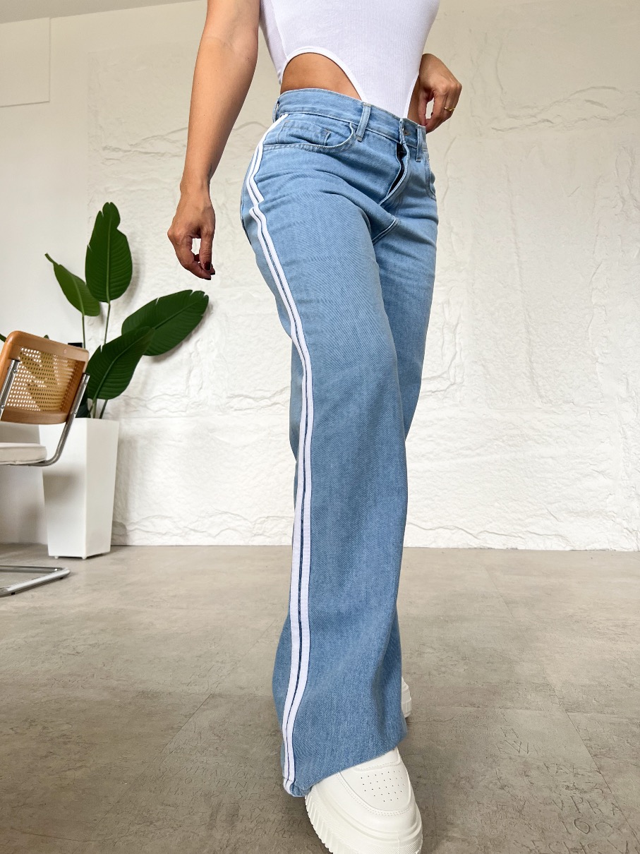 Jean franja Wide Leg BF