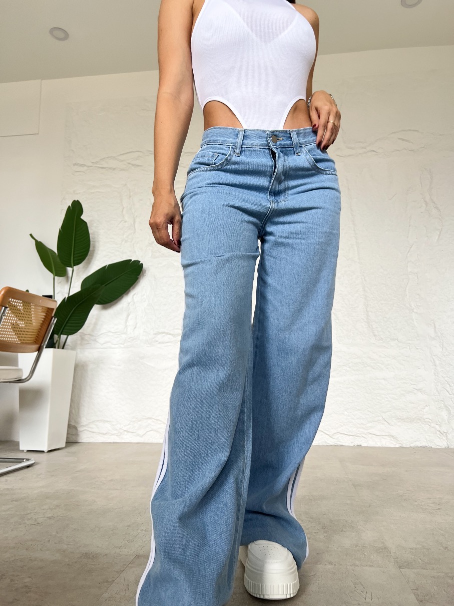 Jean franja Wide Leg BF