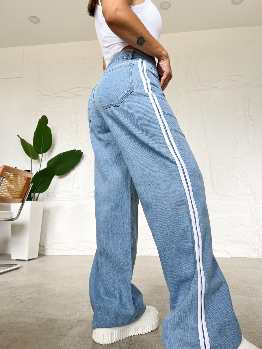 Jean franja Wide Leg BF