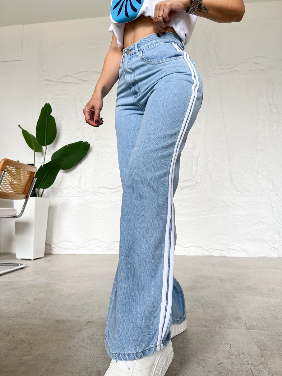 Jean franja Wide Leg BF