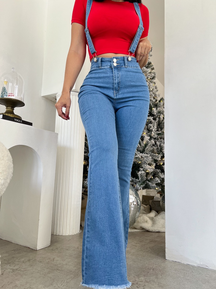 Jeans bota campana lili