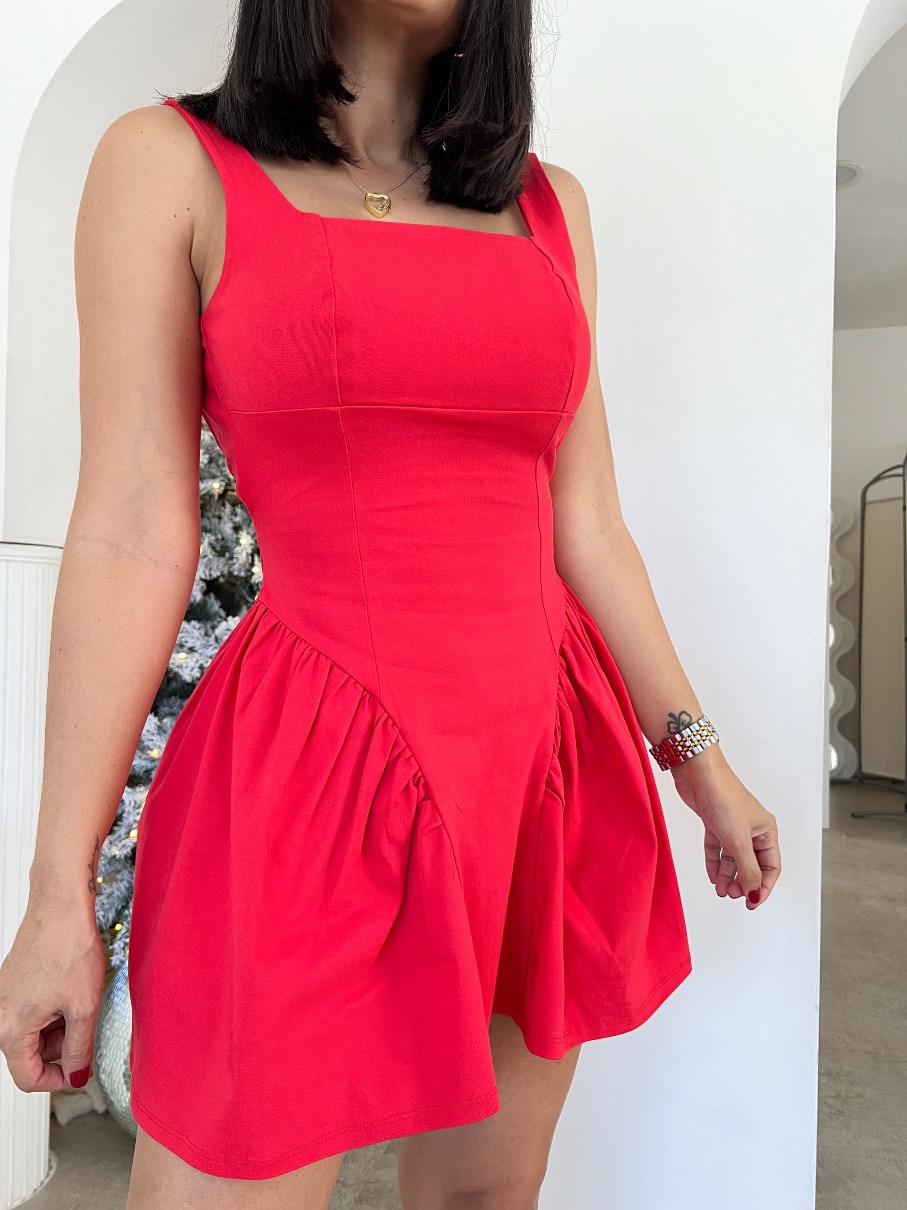Vestido rojo Rose