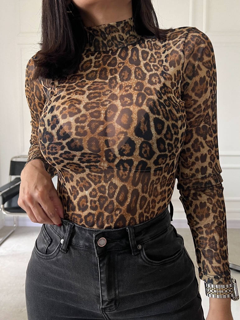 Body Mesh leopardo
