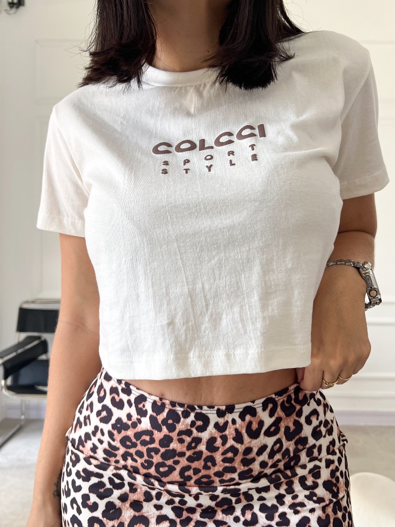 Top Tipo Camiseta Colcci