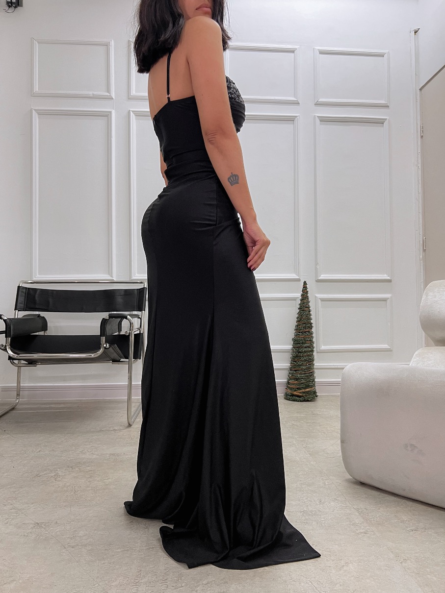 Vestido negro Cefian