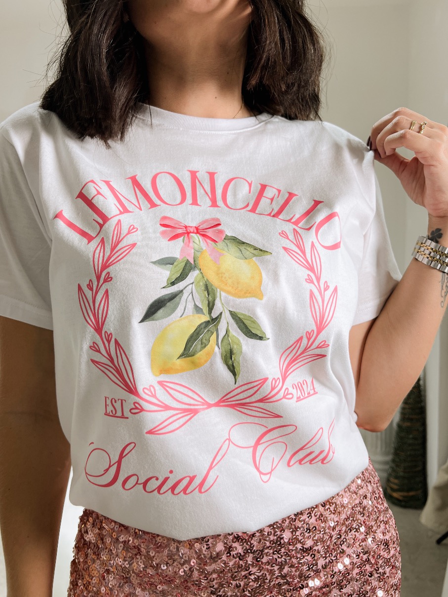 Camiseta blanca Lemoncello