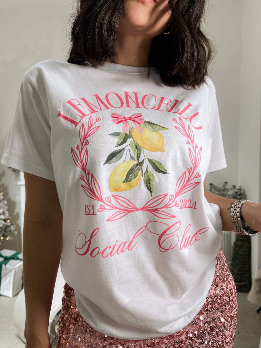 Camiseta blanca Lemoncello