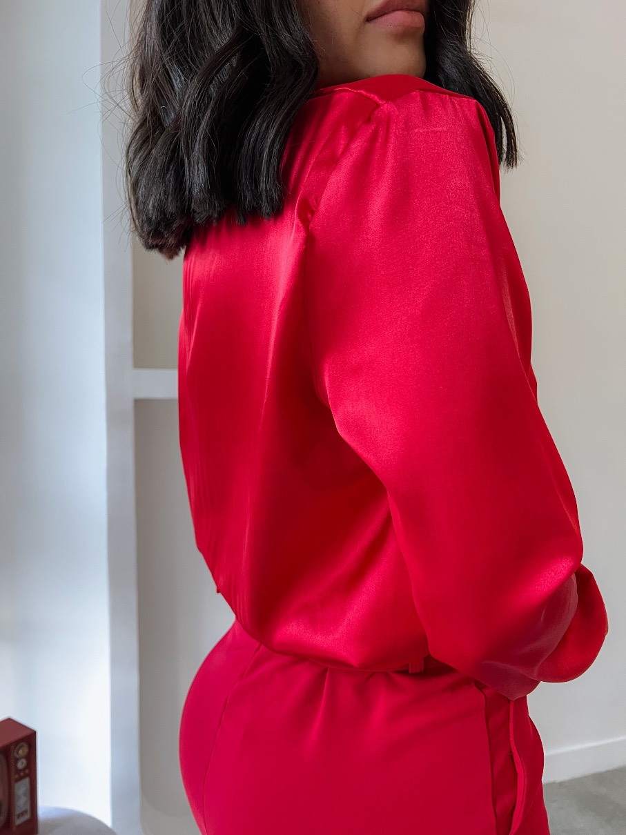 Camisa satinada Audrey RR5 7EX