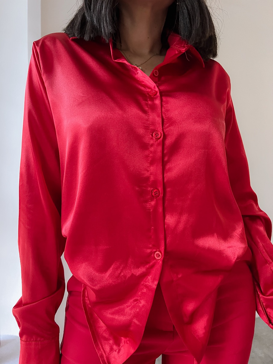 Camisa satinada Audrey RR5 7EX