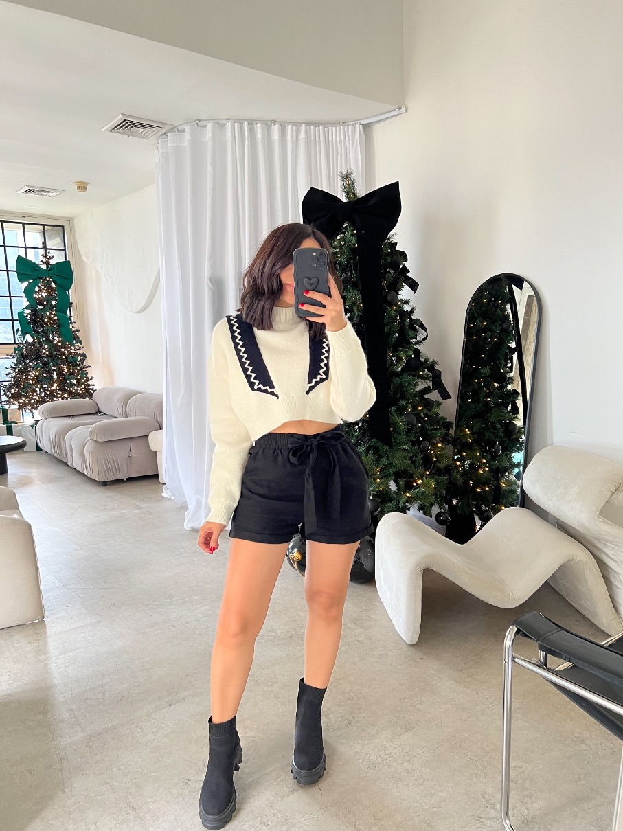 Short Coquette Negro