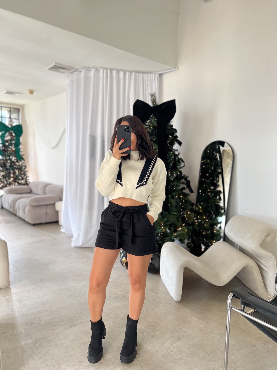 Short Coquette Negro