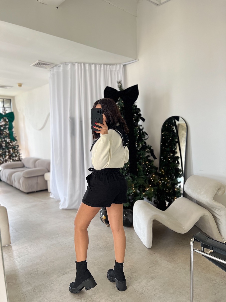 Short Coquette Negro