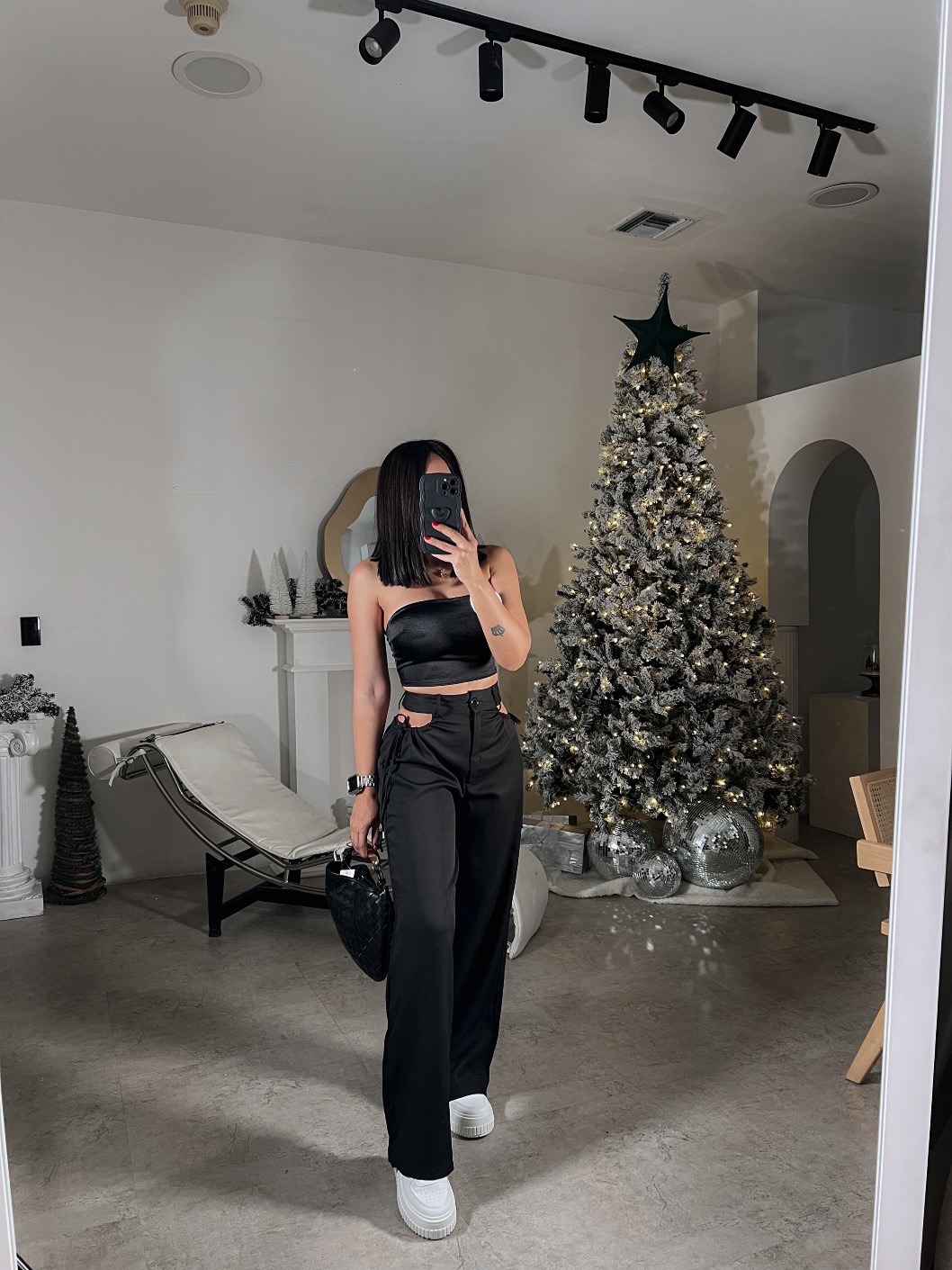 Pantalon de Vestir Abertura Negro