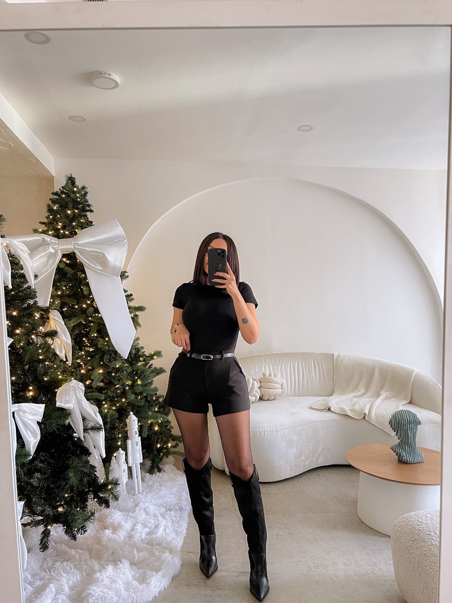 Short vestir negro alexa