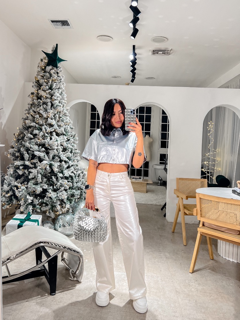 Pantalón perla satinado Clara 7EX