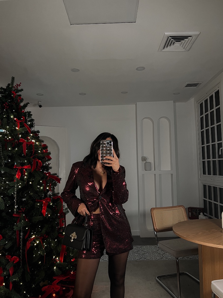 Set glow (blazer, short) Rina