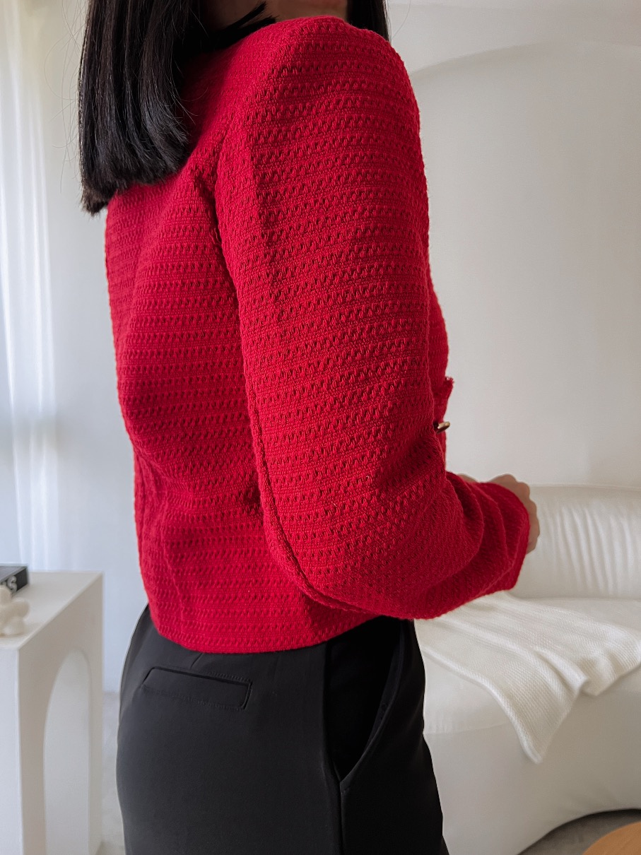 Chaqueta roja Chanel