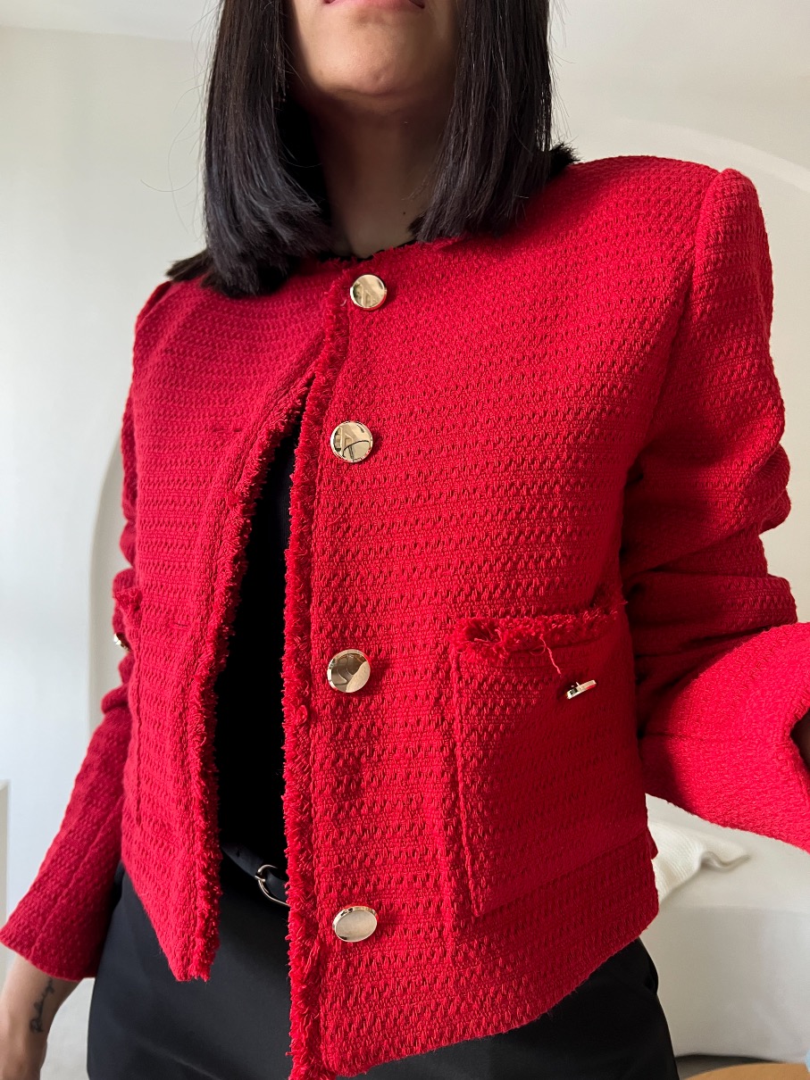 Chaqueta roja Chanel