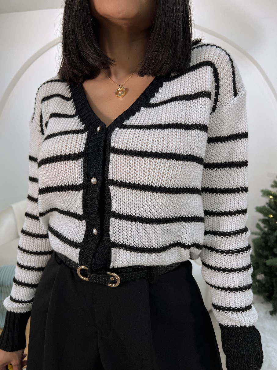 Suéter tejido rayas Priscila