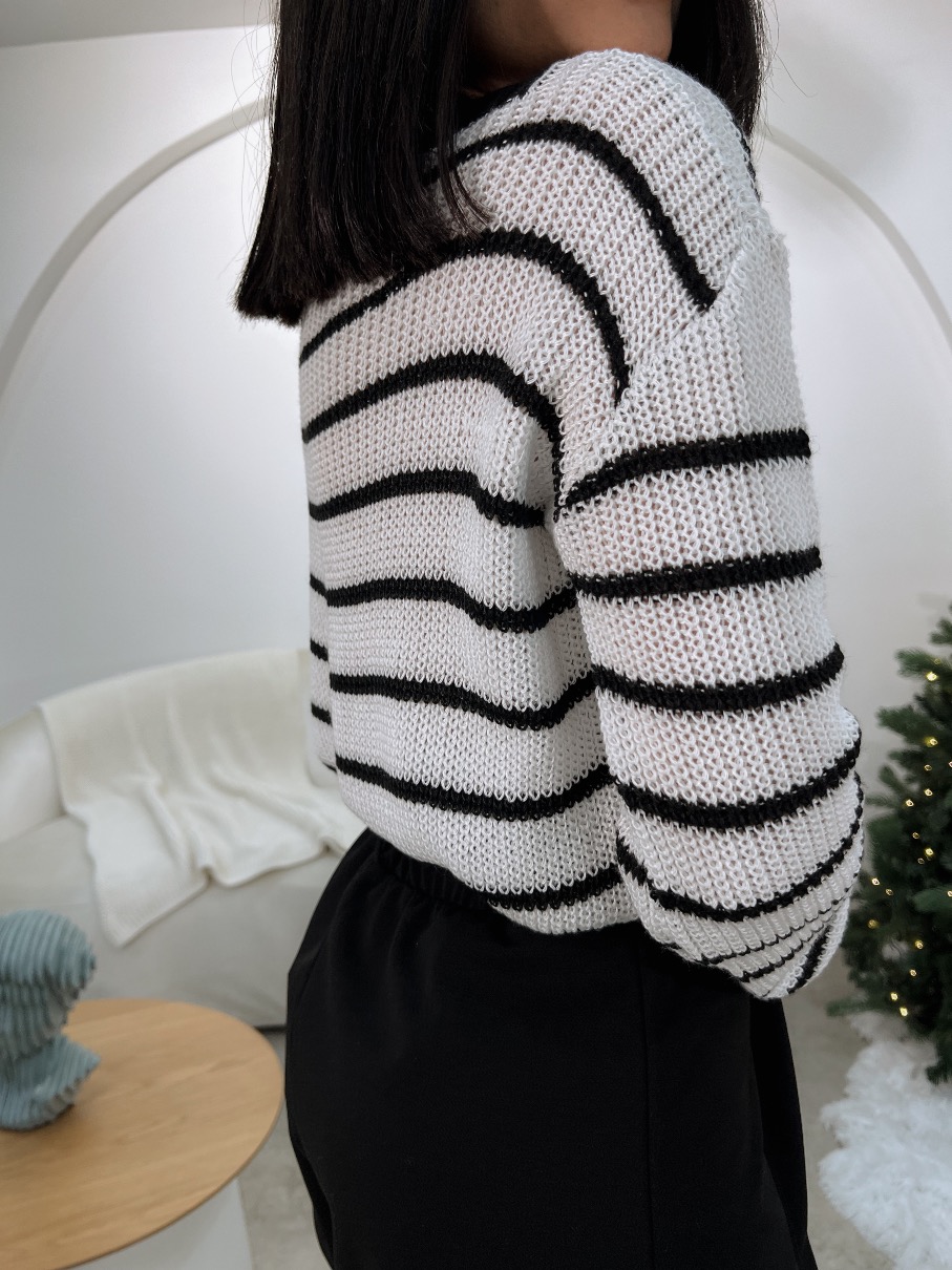 Suéter tejido rayas Priscila
