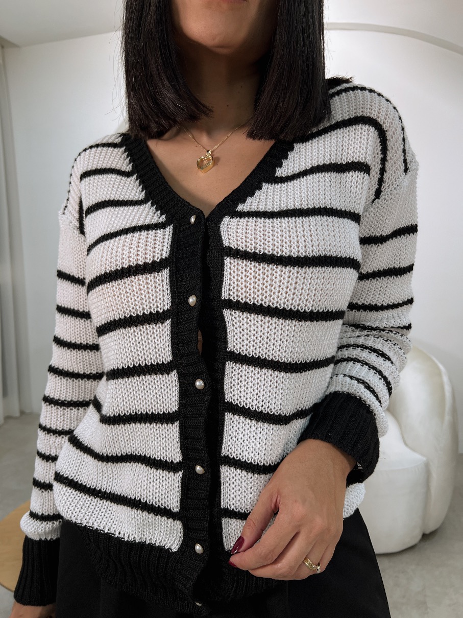 Suéter tejido rayas Priscila