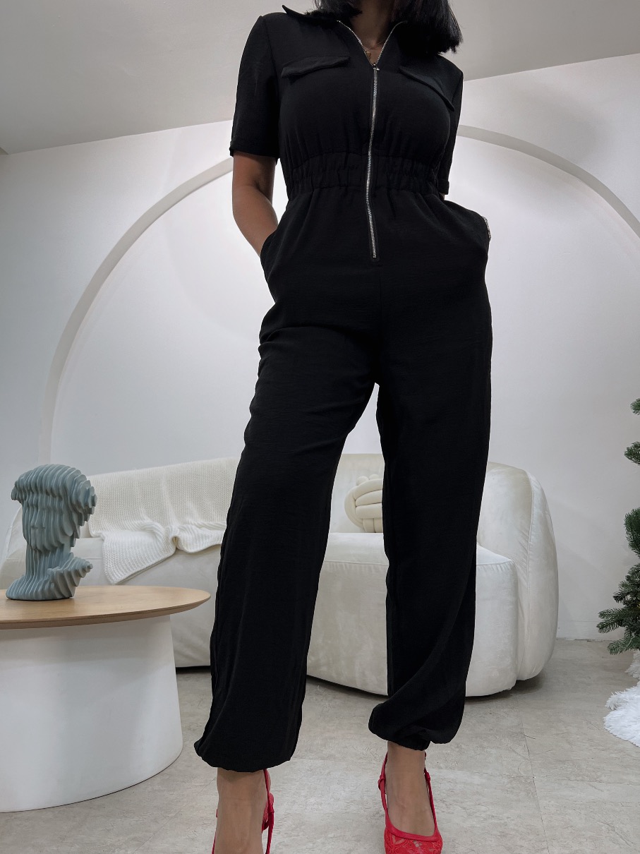 Enterizo cierre negro Milena