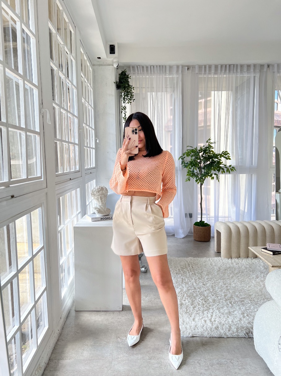 Suéter Tejido Corto Ximena