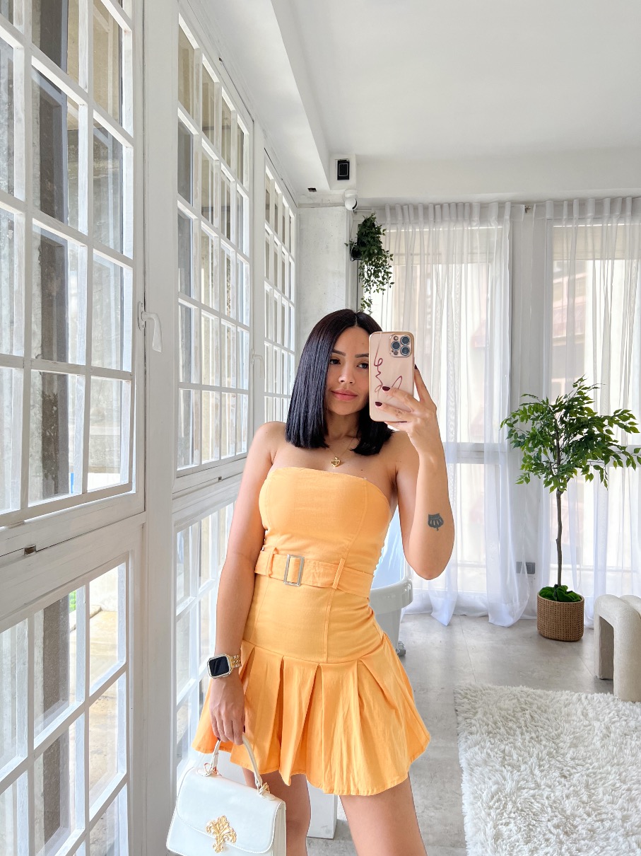 Vestido Strapless Nerissa