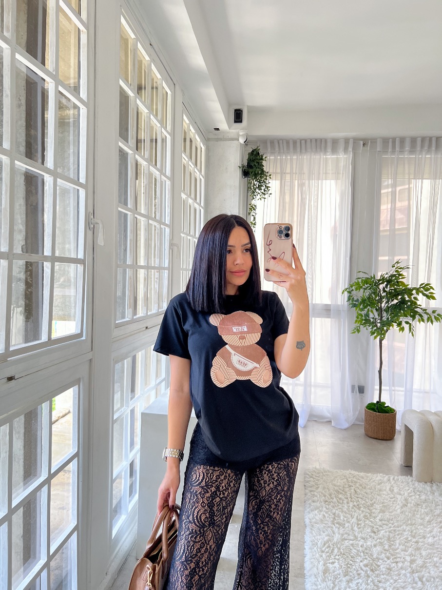 Camiseta Negra Oso