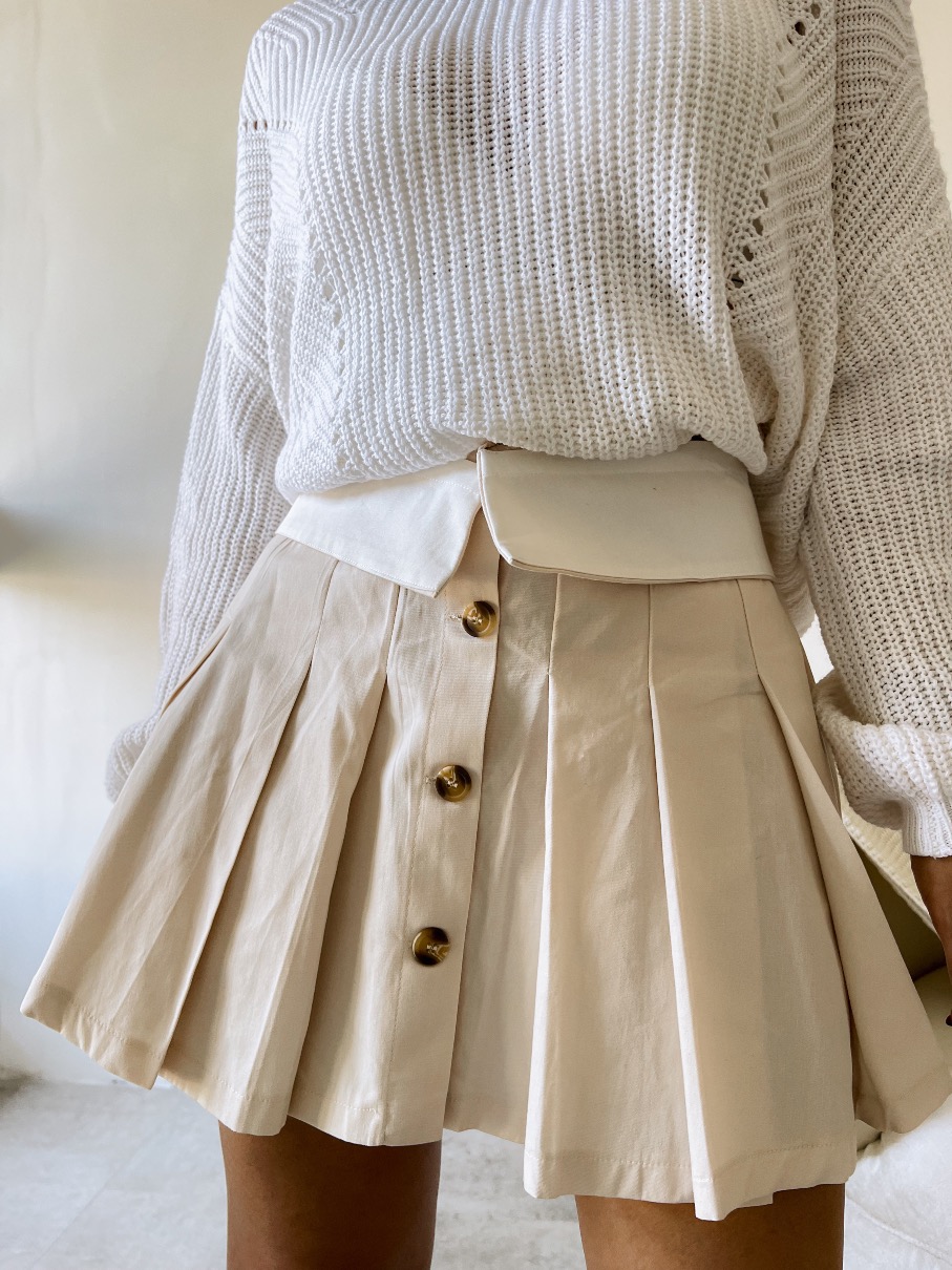 Falda plisada Debora