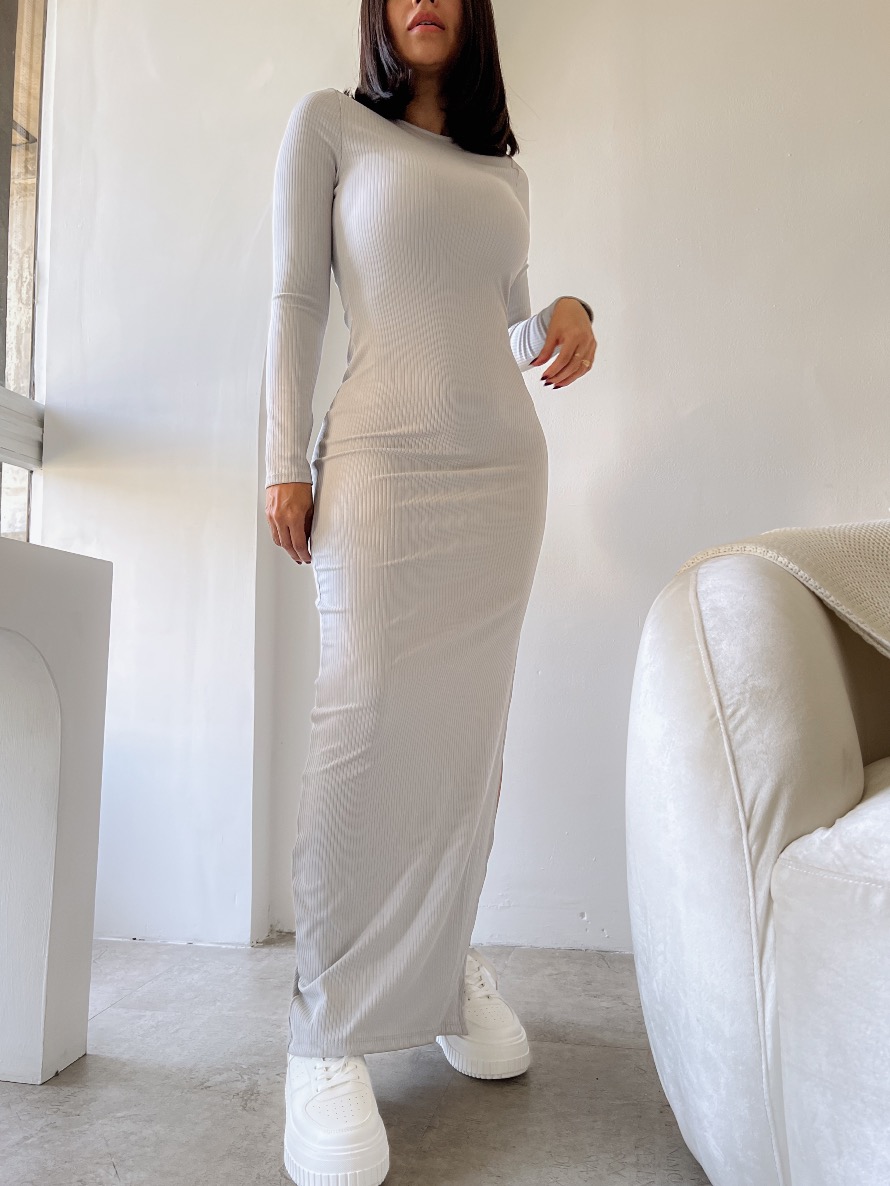 Maxi vestido manga/l Freya