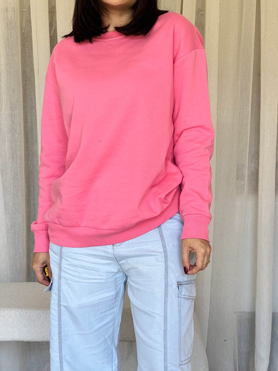 Suéter básico rosado Bianca