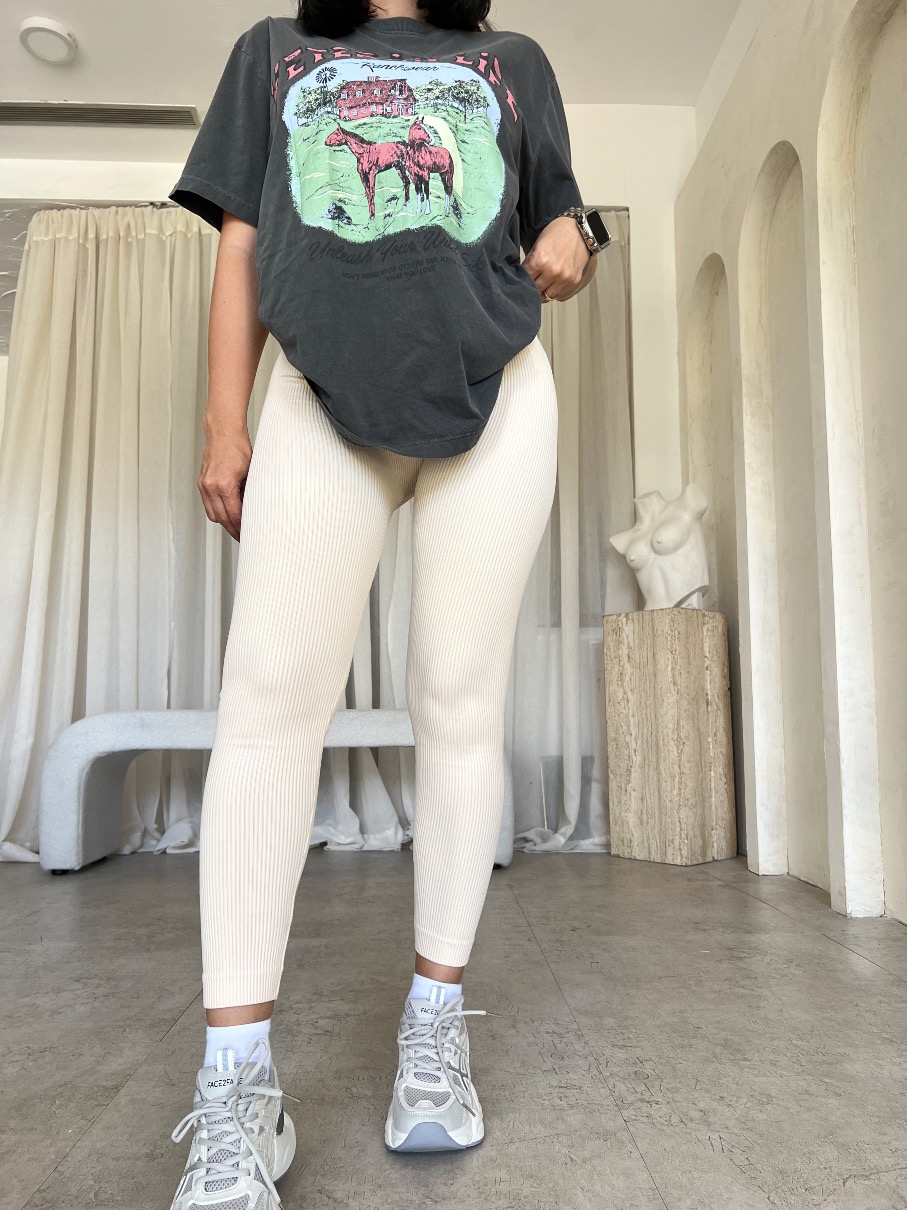 Leggings nude efecto faja