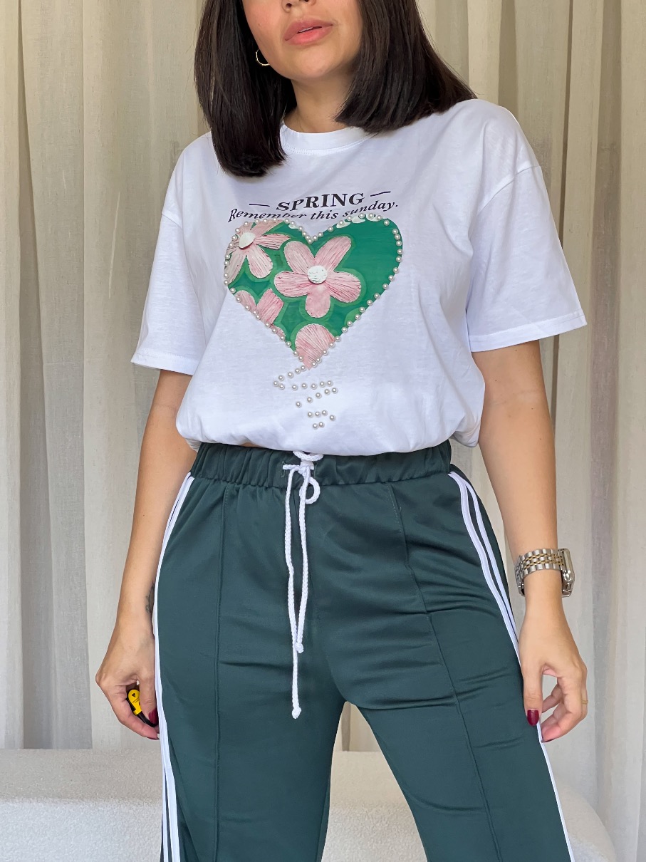 Camiseta blanca Spring