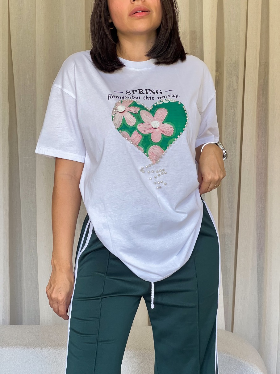Camiseta blanca Spring