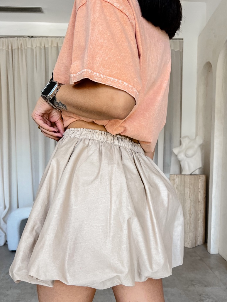 Falda Globo Beige Briana