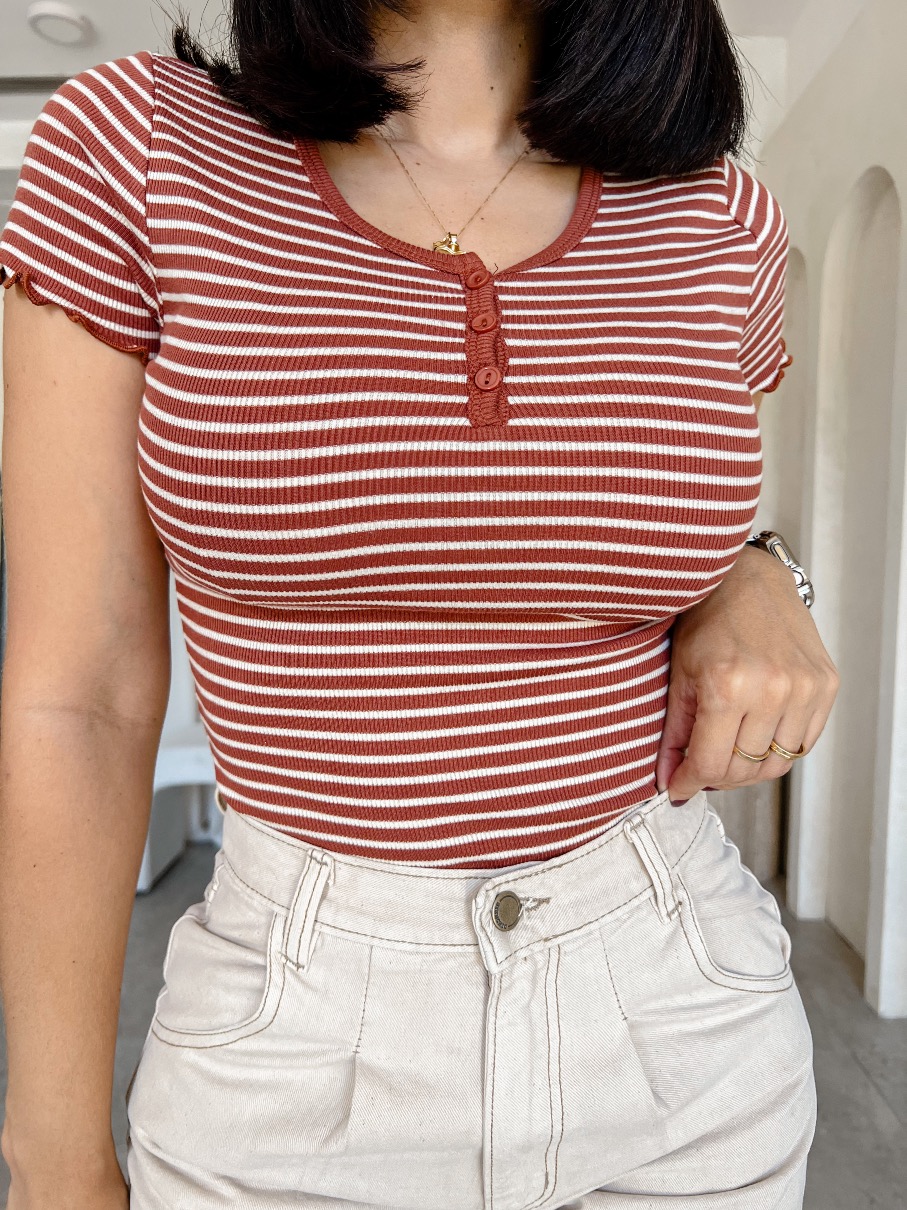 Blusa camel Elizabeth