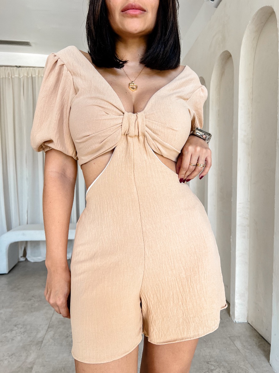 Romper beige Mia