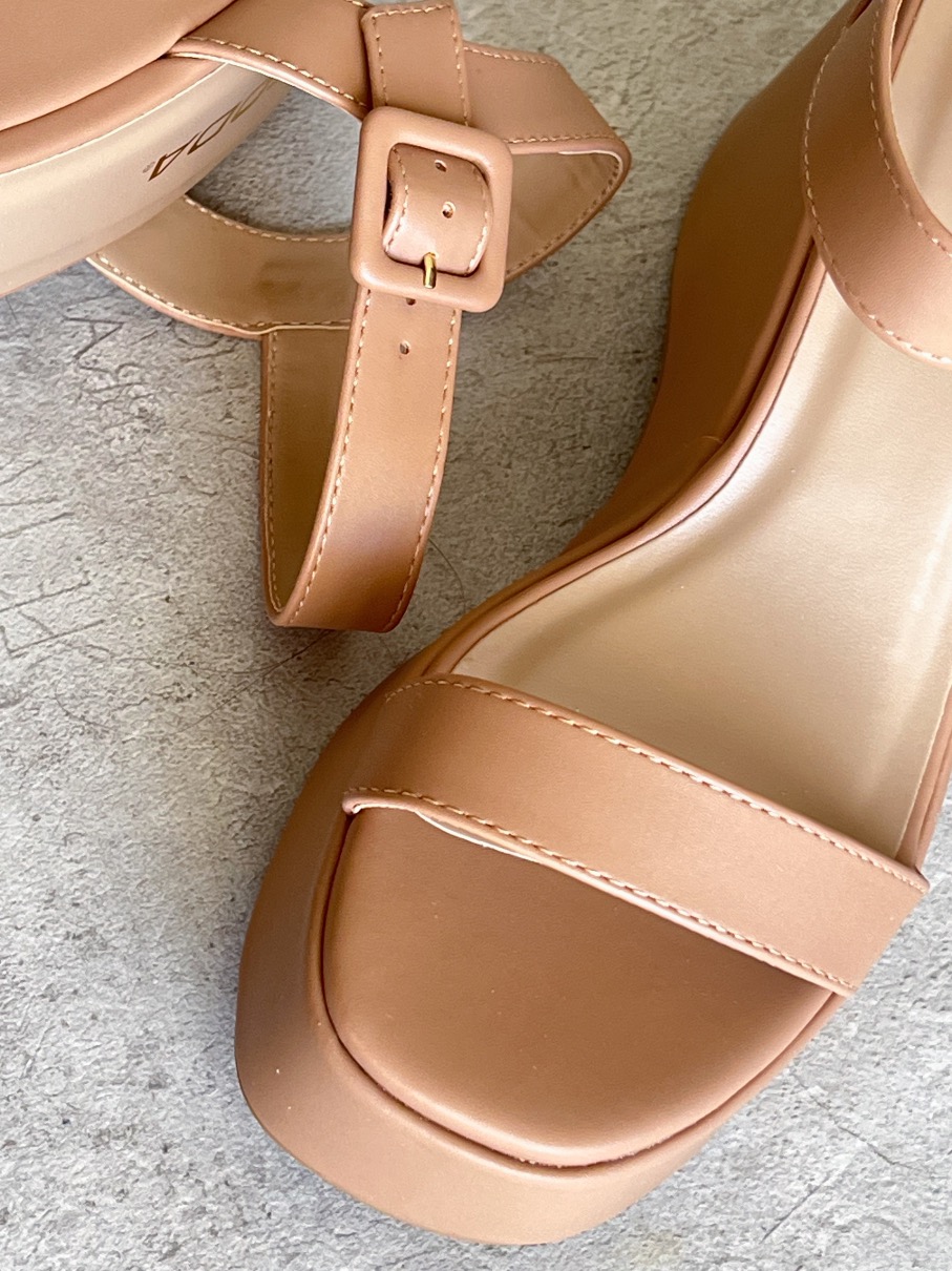 Sandalias Nude Plataforma Daisy
